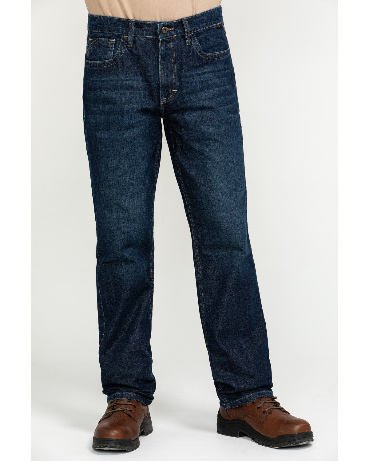Image #2 - Cody James Men's FR Milliken Slim Straight Work Jeans, Indigo, hi-res