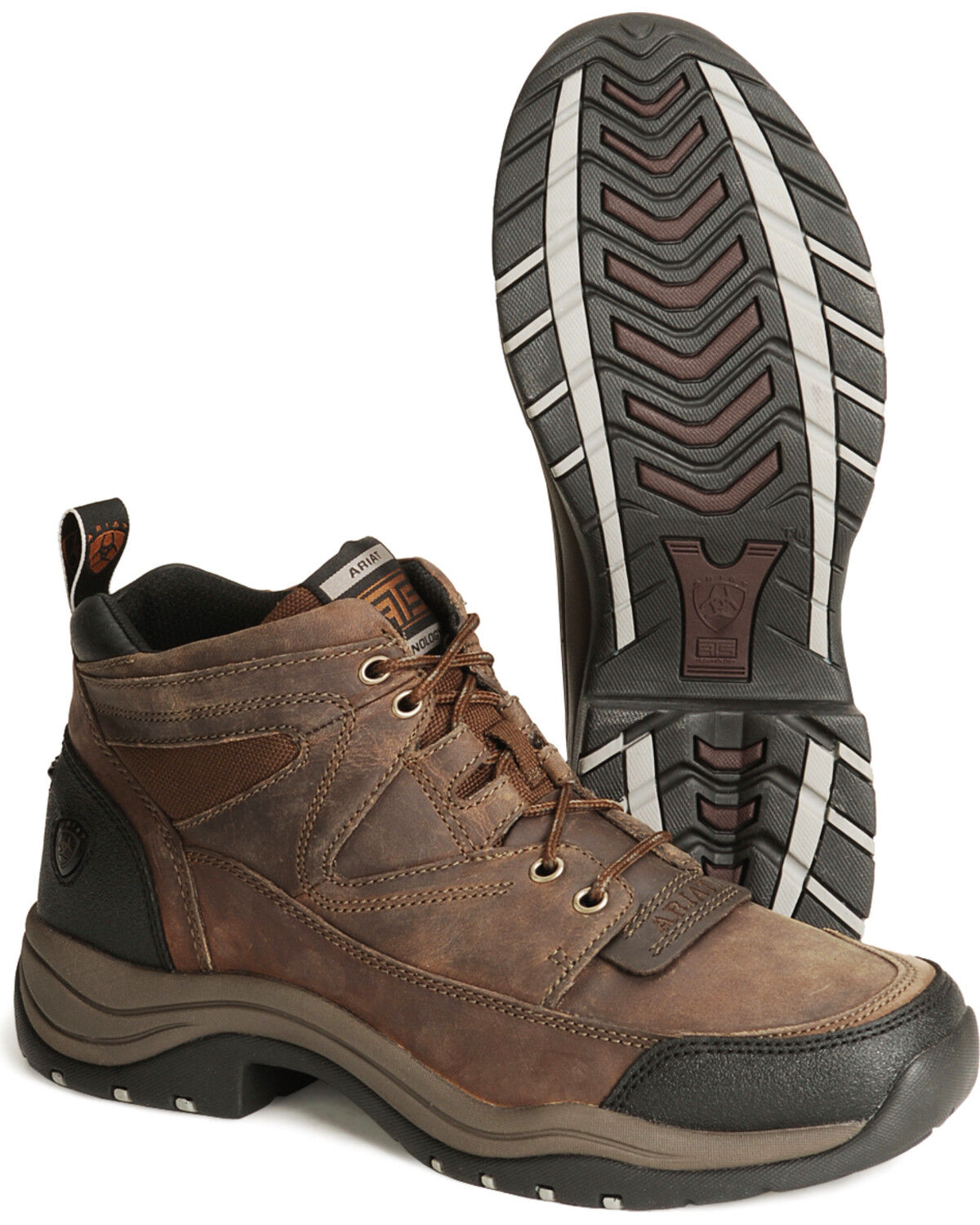 Image #2 - Ariat Men's Terrain Boots - Soft Toe, Distressed, hi-res