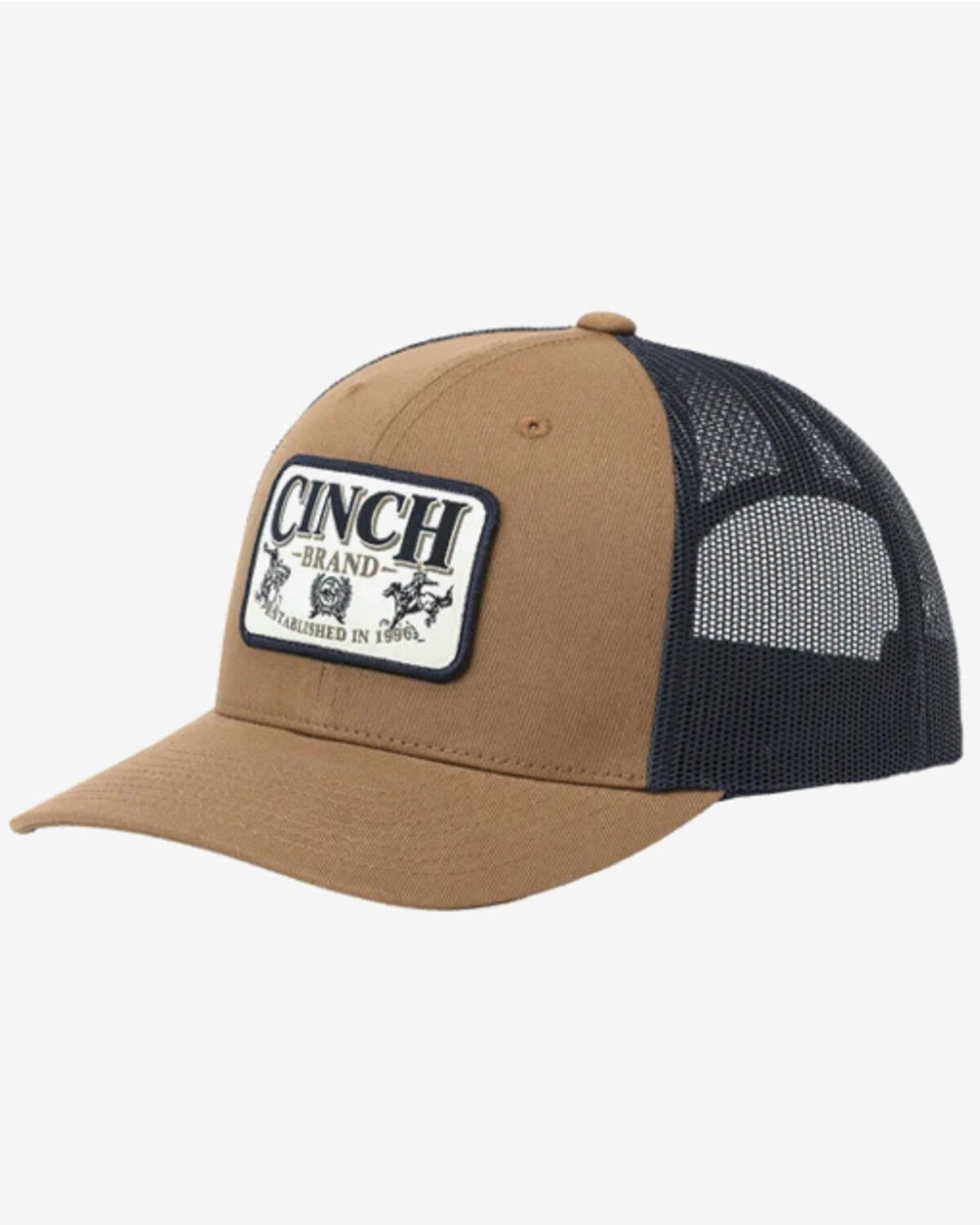 Image #1 - Cinch Men's Logo Ball Cap, Brown, hi-res