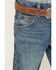 Image #2 - Wrangler 20X Little Boys' Medium Wash Montana Bootcut Stretch Denim Jeans, Medium Wash, hi-res