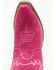 Image #6 - Dingo Girls' Thunder Road Suede Western Boots - Snip Toe, Pink, hi-res