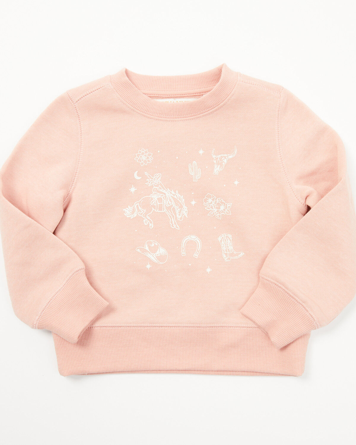 Shyanne Toddler Girls' Western Icons Sweatshirt, Rose, hi-res