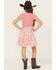 Image #4 - Sugar California Girls' Roses Sleeveless Ruffle Dress, Pink, hi-res