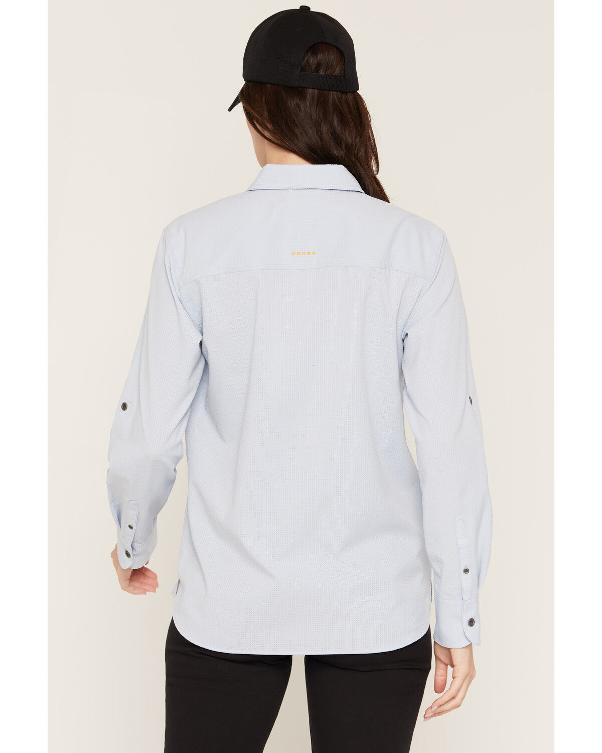 Image #4 - Ariat Women's Rebar Made Tough 360 Airflow DuraStretch Long Sleeve Button-Down Work Shirt, Light Blue, hi-res