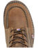Image #5 - Carolina Men's 6" Domestic AMP USA Wedge Moc Work Boots - Steel Toe, Brown, hi-res