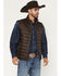 Image #1 - Resistol Men's Cold Bloq Puffer Vest, Brown, hi-res