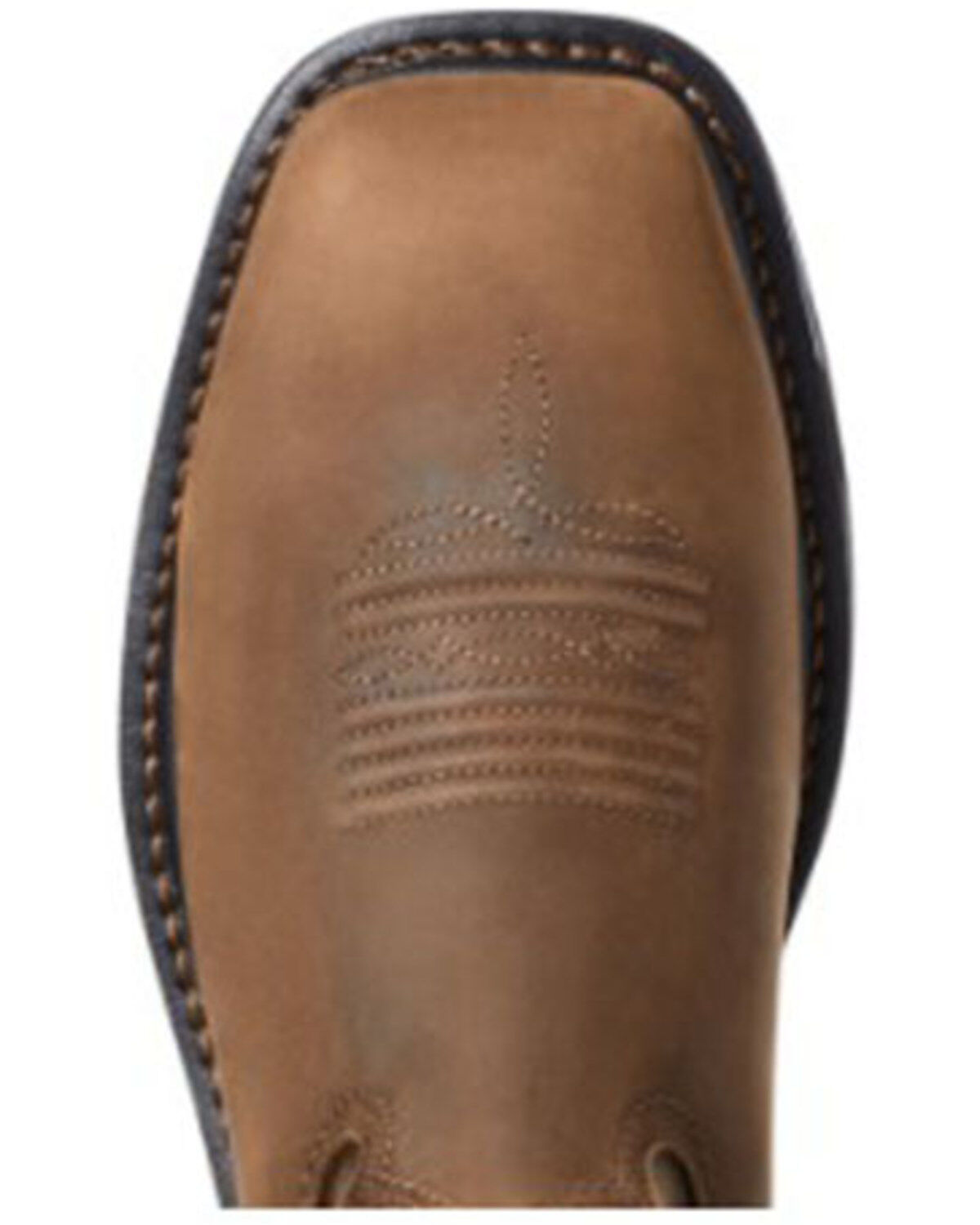 Image #4 - Ariat Men's WorkHog&reg; Patriot Waterproof Western Work Boots - Carbon Toe, Brown, hi-res