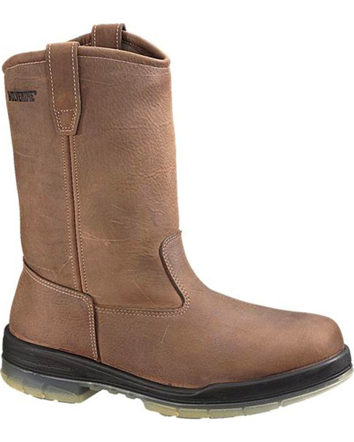 Image #1 - Wolverine Men's DuraShocks&reg; Insulated Waterproof Wellington Boots - Round Toe, Brown, hi-res