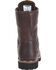 Image #7 - Georgia Waterproof 8" Low Heel Logger Work Boots, Chocolate, hi-res