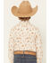 Image #4 - Ariat Boys' Conversation Print Long Sleeve Button-Down Western Shirt, Cream, hi-res
