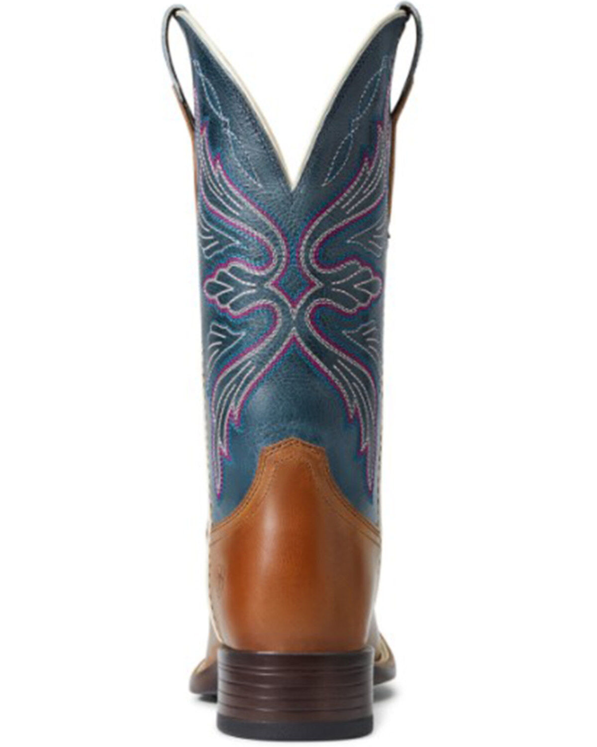Image #3 - Ariat Women's Almond Buff & Baby Blue Eyes Edgewood Bantamweight Western Performance Boots - Broad Square Toe, Brown, hi-res