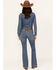 Image #3 - Wrangler Women's Lily Medium Wash Bespoke High Rise Flare Stretch Denim Jeans, Medium Wash, hi-res