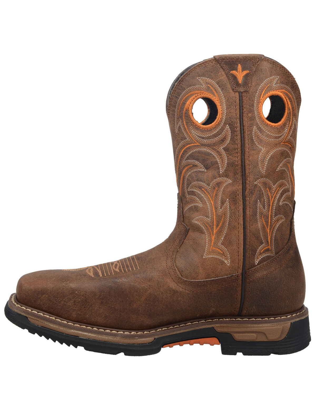 Image #3 - Dan Post Men's Storms Eye Waterproof Western Work Boots - Composite Toe, Brown, hi-res