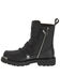 Image #3 - Harley Davidson Men's Distortion Skull Moto Boots - Round Toe, Black, hi-res