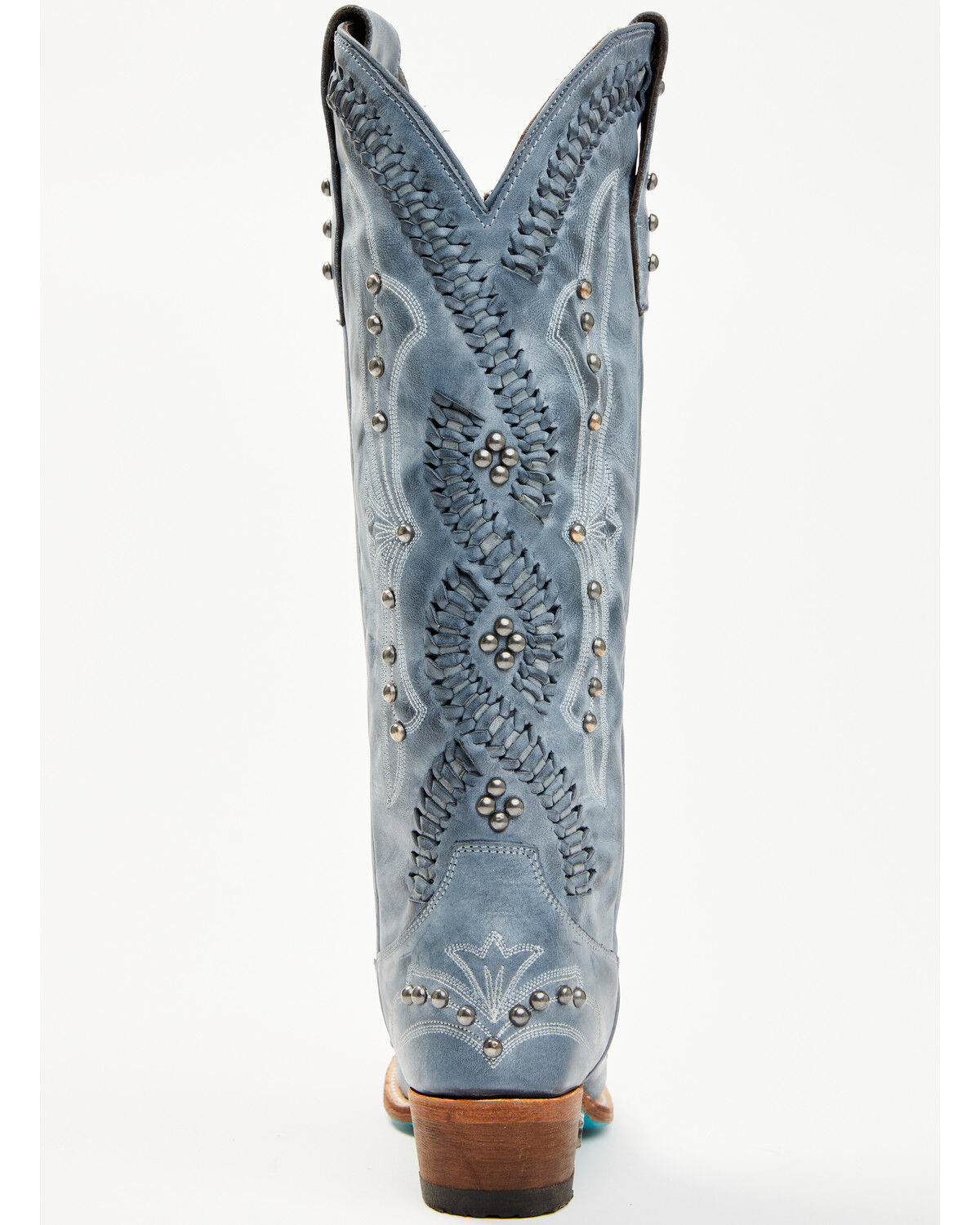 Image #5 - Lane Women's Cossette Western Boots - Snip Toe, Blue, hi-res