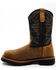 Image #3 - Thorogood Men's 11" USA Waterproof Wellington Work Boots - Steel Toe, Brown, hi-res