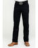 Image #1 - Wrangler Men's Casual Flat Front Western Pants, Black, hi-res