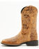 Image #3 - Cody James Ace&trade; Western Boots - Broad Square Toe, Brown, hi-res