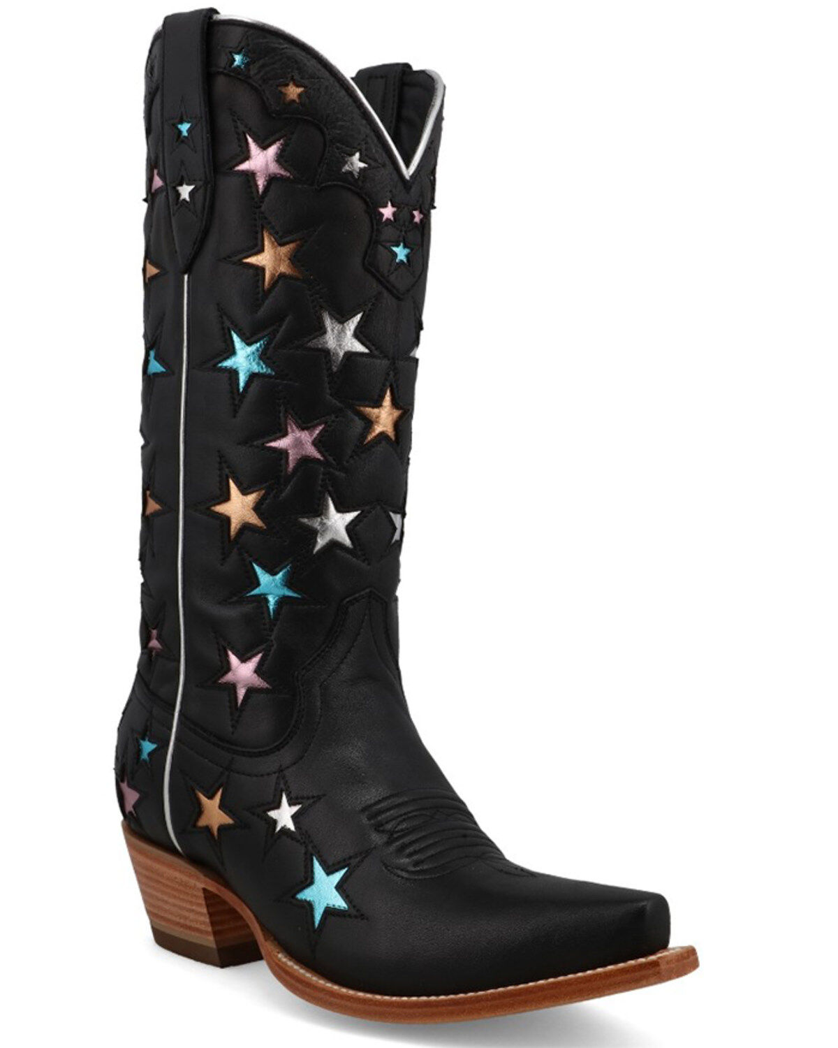 Black Star Women's Houston Western Boots - Snip Toe, Multi, hi-res