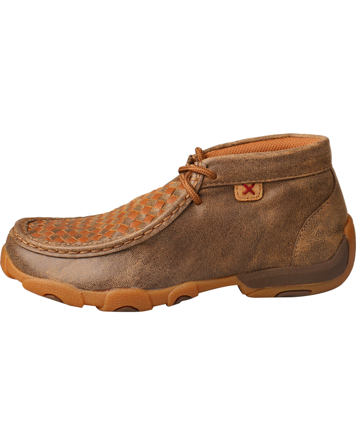 Image #3 - Twisted X Kid's Tall Driving Mocs, Brown, hi-res
