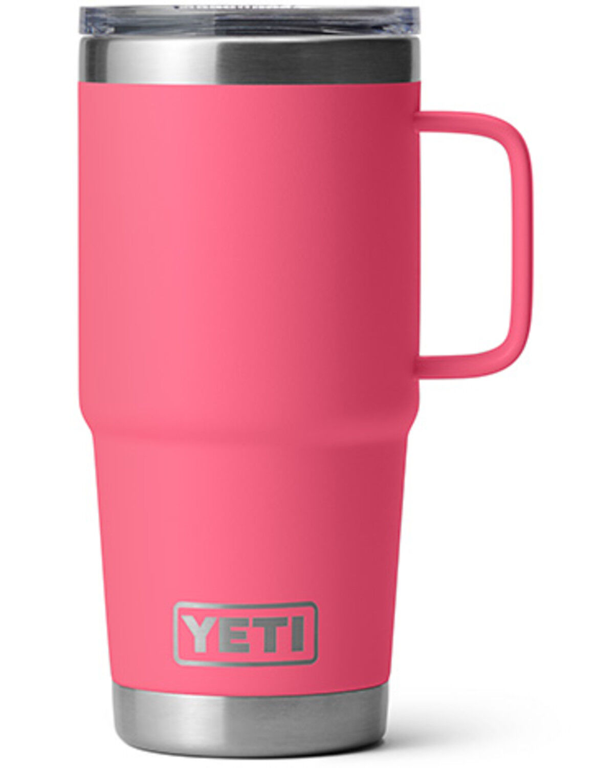 Image #1 - YETI Rambler&reg; Stronghold&trade; Lid 20oz Travel Mug, Bright Pink, hi-res