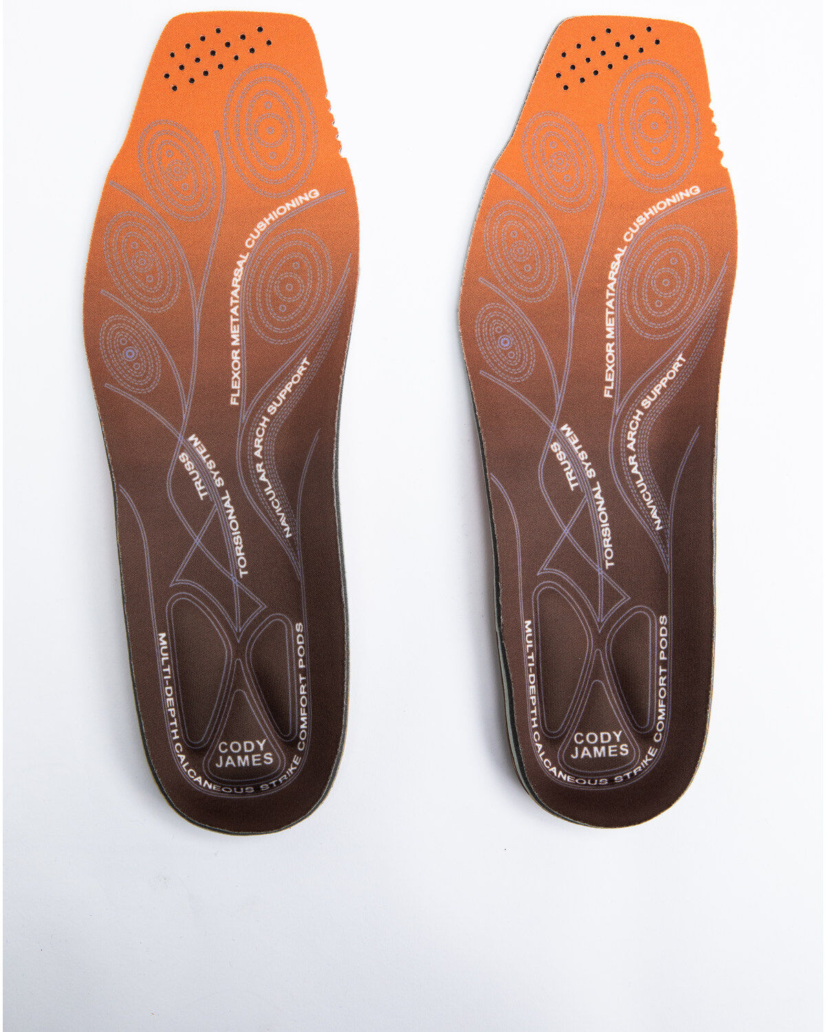 Xero Gravity Xyclone&reg; Insole, Orange, hi-res