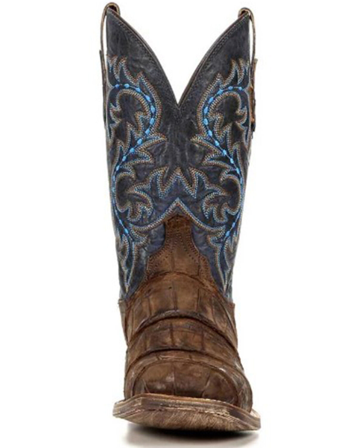 Image #7 - Lucchese Men's Handmade Malcolm Alligator Western Boots - Square Toe, Tan, hi-res