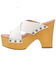 Image #3 - Dingo Women's Driftwood Sandals, White, hi-res