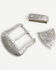 Image #1 - Cody James&reg; Men's Three Piece Buckle Set, Silver, hi-res