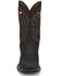 Image #4 - Justin Men's 11" Stampede Bowline Western Boots - Broad Square Toe, Black, hi-res
