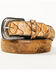 Image #1 - Cody James Men's Exotic Pirarucu Billet Belt, Lt Brown, hi-res
