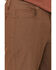Image #2 - Brothers and Sons Men's Stretch Ripstop Brown Slim Straight Cargo Shorts, Brown, hi-res