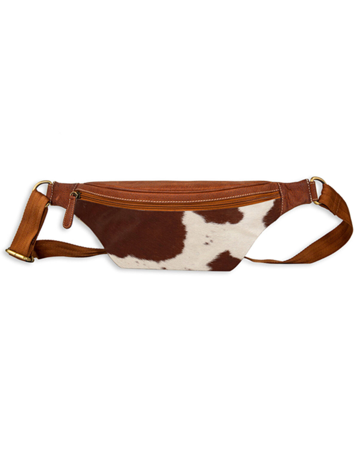 Image #1 - Myra Bag Women's Stratton Ridge Leather and Hair-On Bag, Brown, hi-res