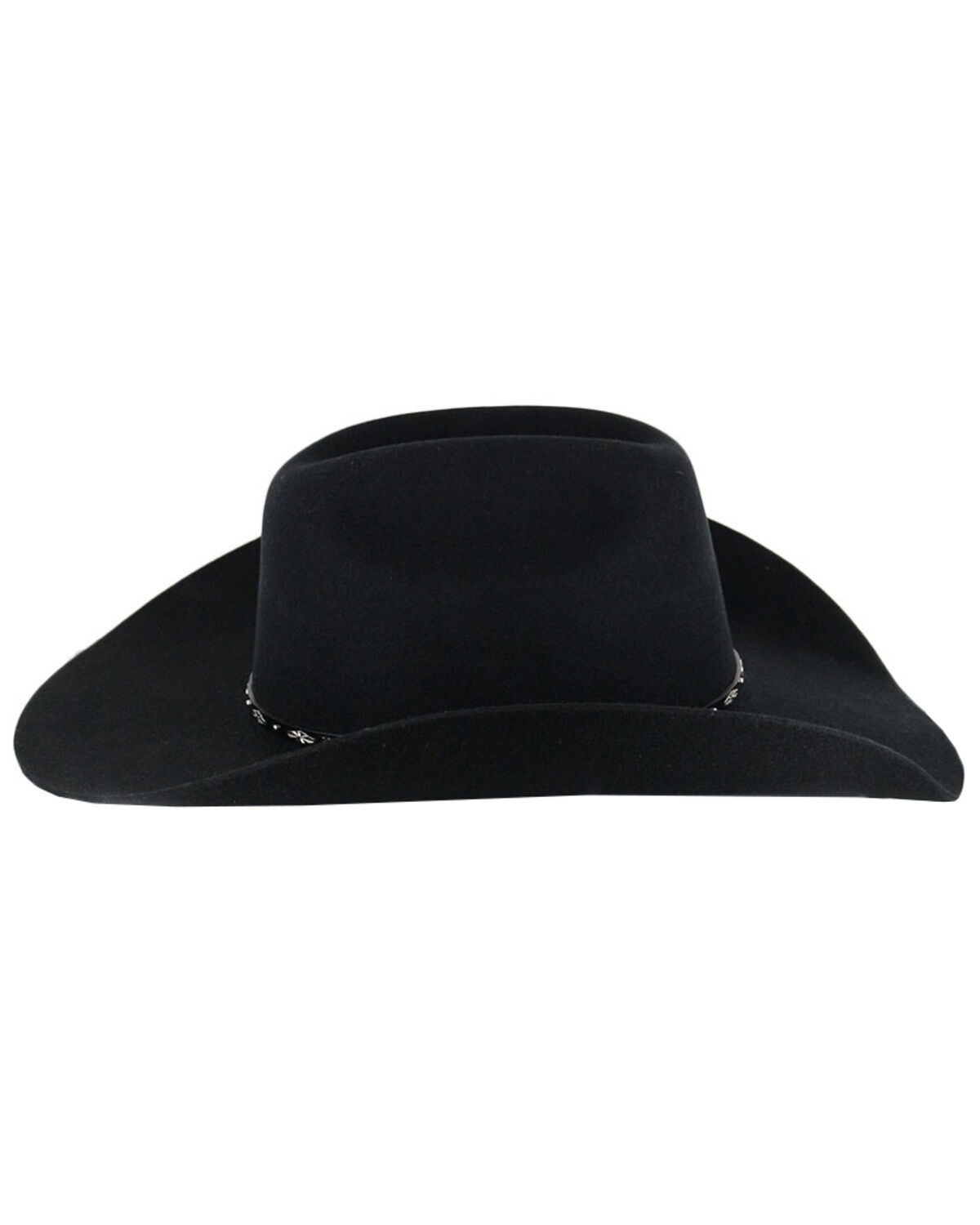 Image #5 - Cody James&reg; Men's Drifter 3X Rider Crown Wool Hat, Black, hi-res