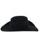 Image #5 - Cody James&reg; Men's Drifter 3X Rider Crown Wool Hat, Black, hi-res