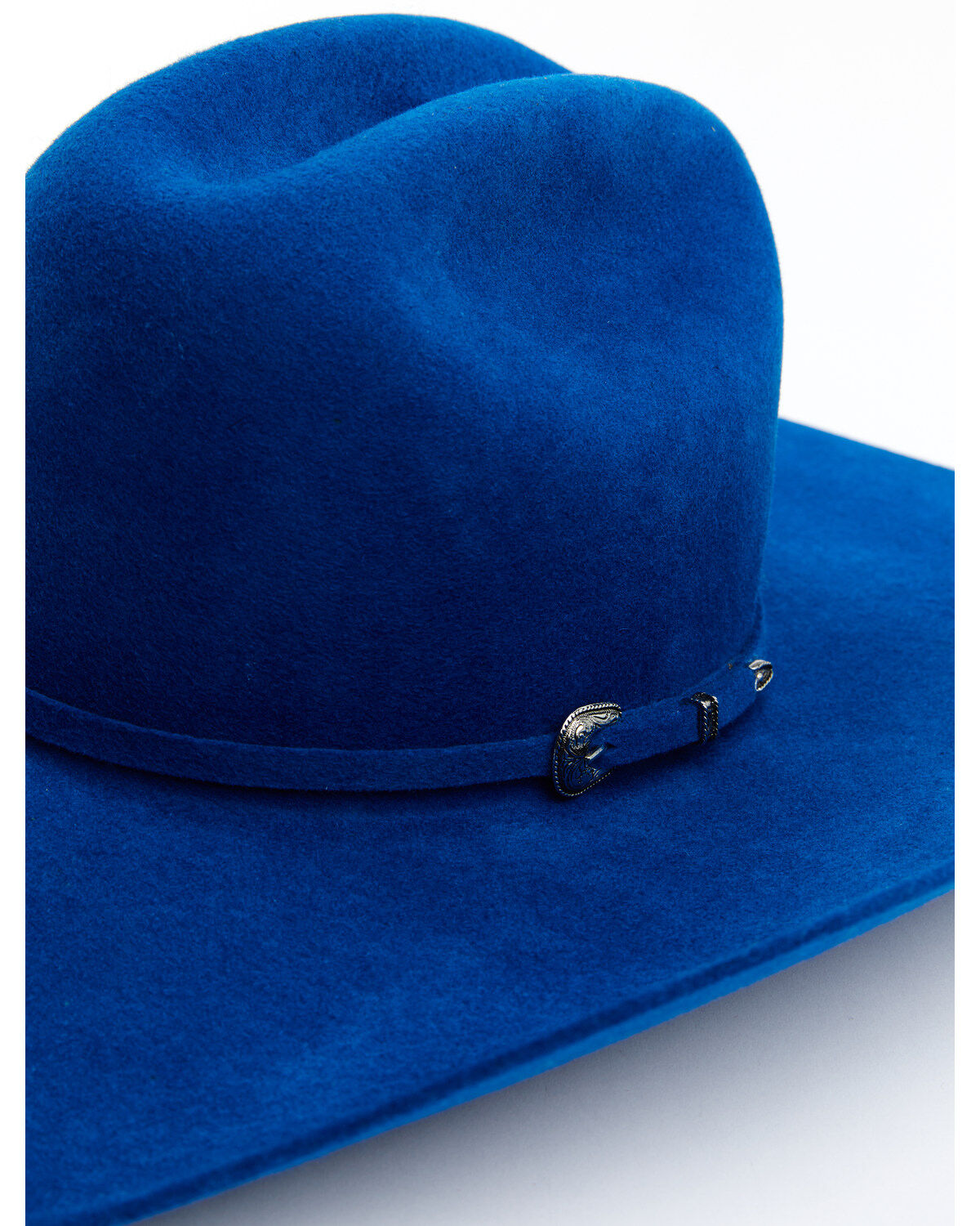 Image #2 - Serratelli 2X Wool Felt Cowboy Hat, Royal Blue, hi-res