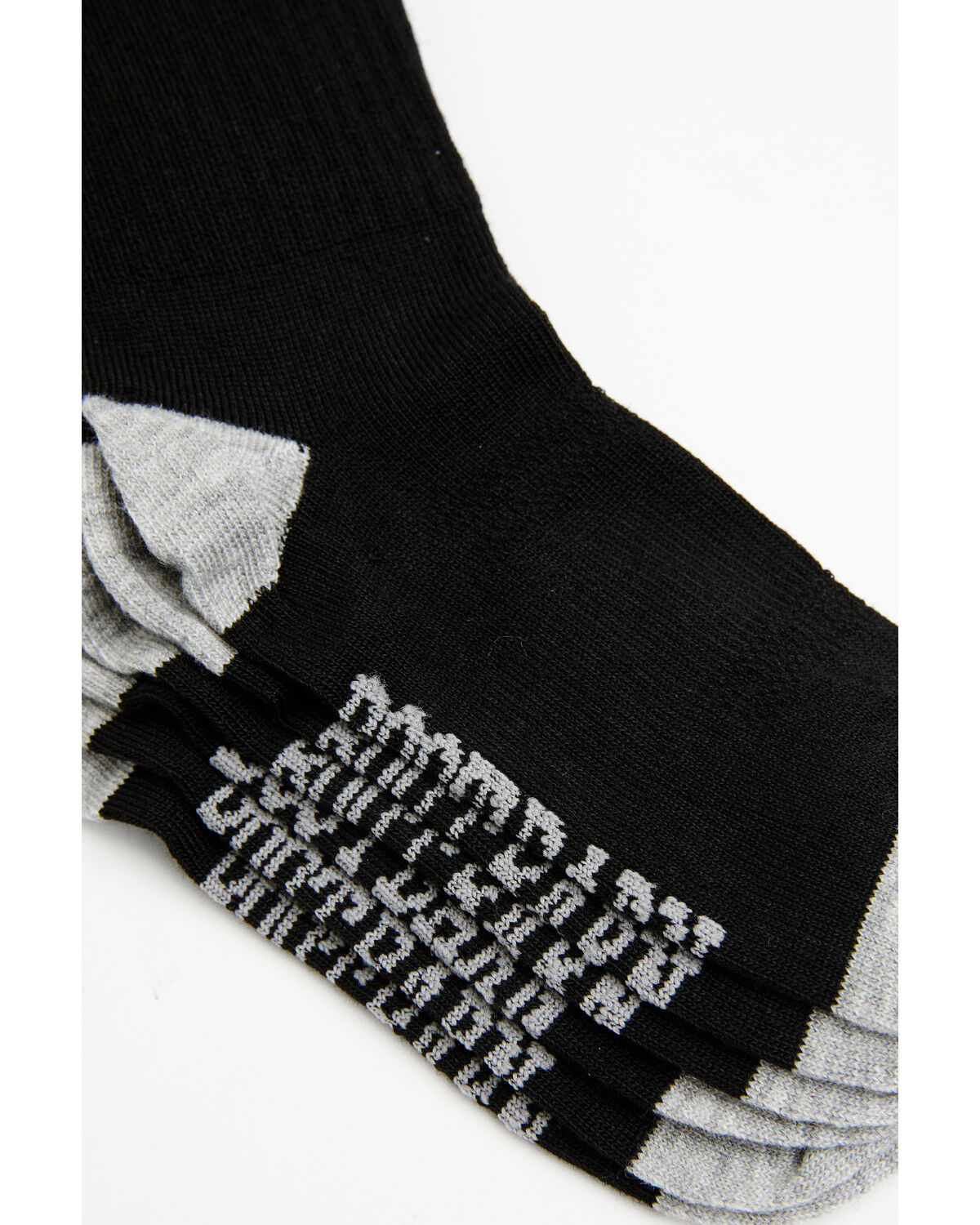 Image #2 - Boot Barn Boys' Over The Calf Socks - 3 Pack, Black, hi-res