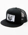 Image #1 - Lazy J Ranch Men's Cattle Headquarters Ball Cap, Black, hi-res