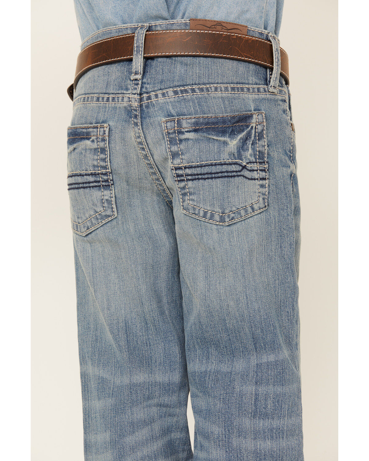 Image #4 - Cody James Boys' Hamshackle Light Wash Relaxed Boot Denim Jeans - Sizes 8-20, Light Wash, hi-res
