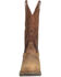 Image #4 - Double H Men's Garza Waterproof 12" Work Boots - Composite Toe, Dark Brown, hi-res