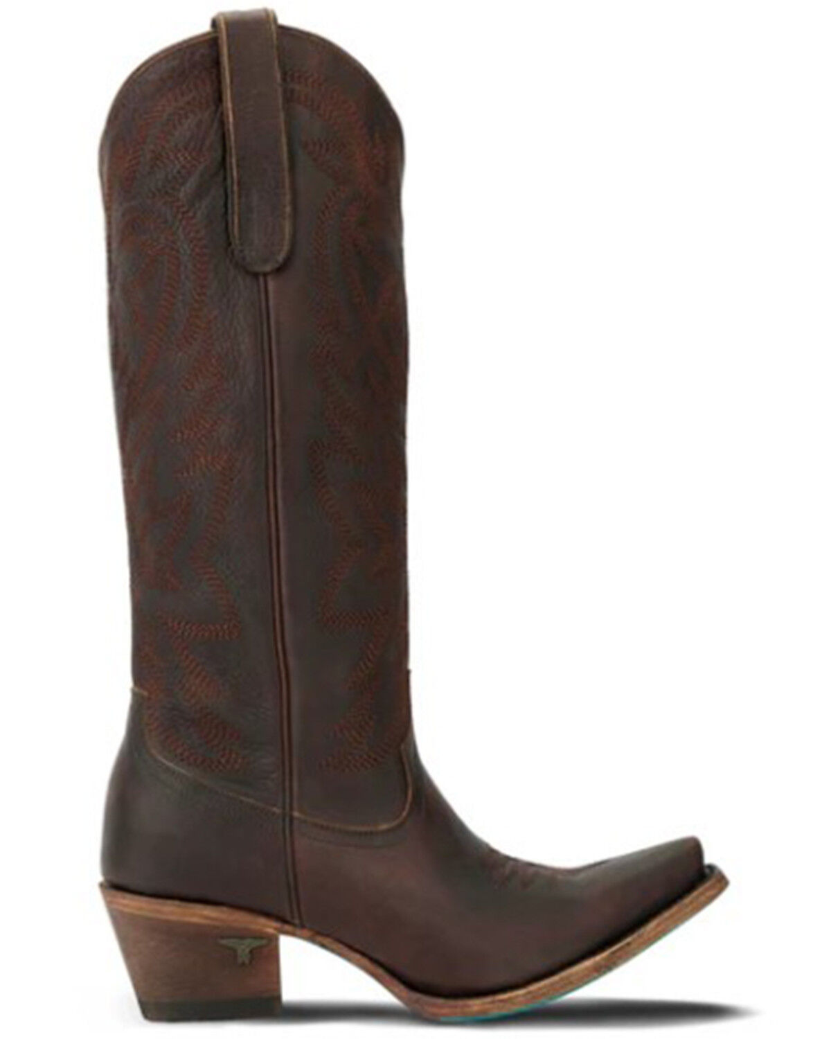 Image #2 - Lane Women's Smokeshow Tall Western Boots - Snip Toe, Cognac, hi-res
