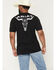 Image #1 - Ariat Men's Stiplle Steer Short Sleeve Graphic T-Shirt, Black, hi-res