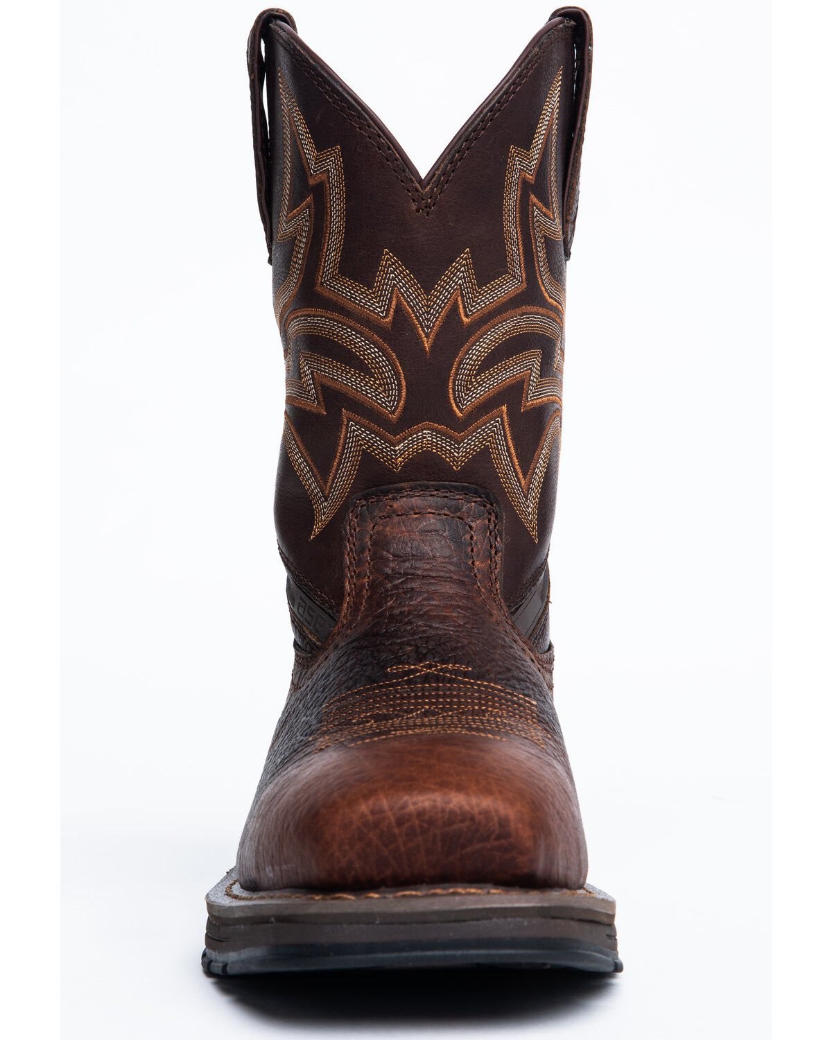 Image #4 - Cody James Men's 11" ASE7 Disruptor Western Work Boots - Nano Composite Toe, Brown, hi-res