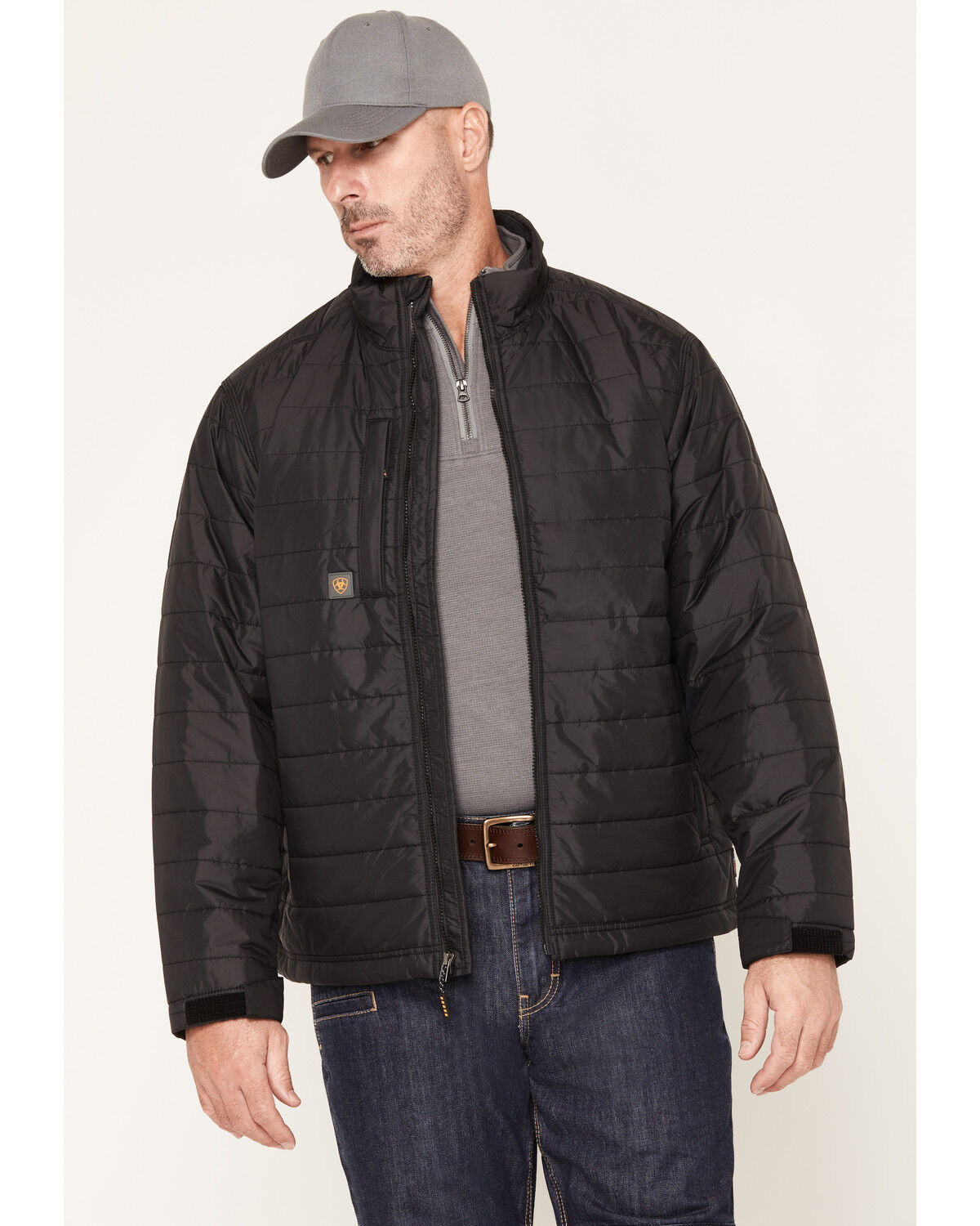 Image #1 - Ariat Men's Cordura &reg; Ripstop Lightweight Insulated Jacket, Black, hi-res