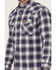 Image #3 - Wrangler Men's FR Plaid Print Long Sleeve Button-Down Work Shirt, , hi-res