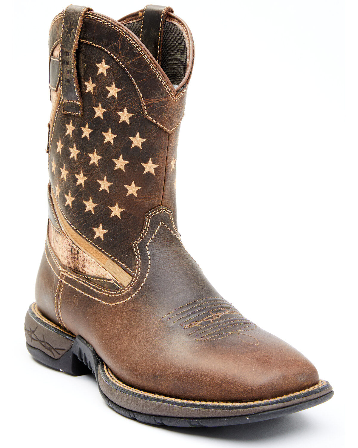 Image #1 - Cody James Men's ASE7 Star Lite Performance Western Boots - Broad Square Toe, Brown, hi-res