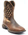 Image #1 - Cody James Men's ASE7 Star Lite Performance Western Boots - Broad Square Toe, Brown, hi-res
