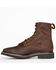 Image #3 - Cody James Men's 7" Mustang Lace-Up Kiltie Work Boots - Soft Toe, Brown, hi-res