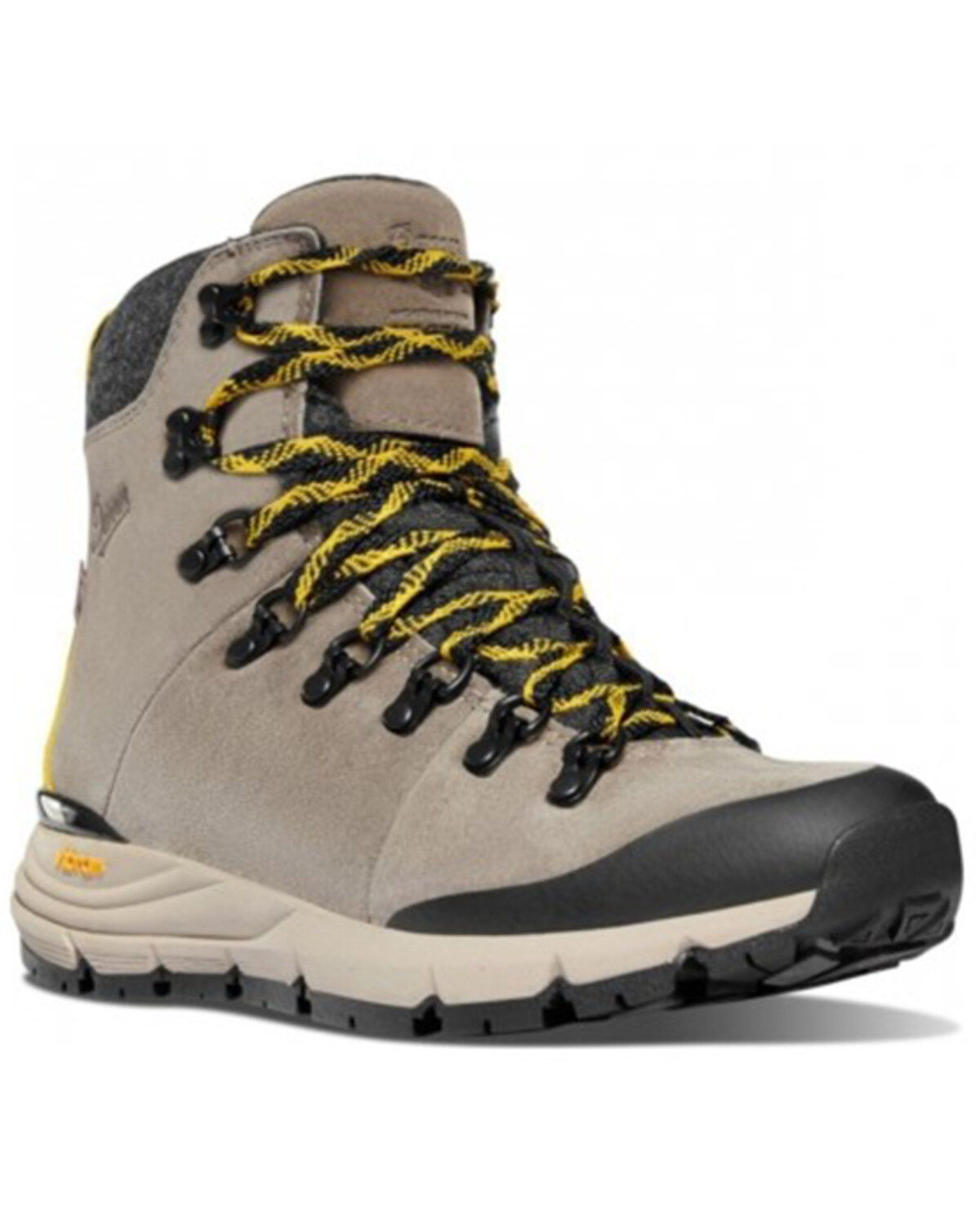 Image #1 - Danner Women's Arctic 600 Driiftwood Side Zip Lace-Up Hiking Boots, Grey, hi-res