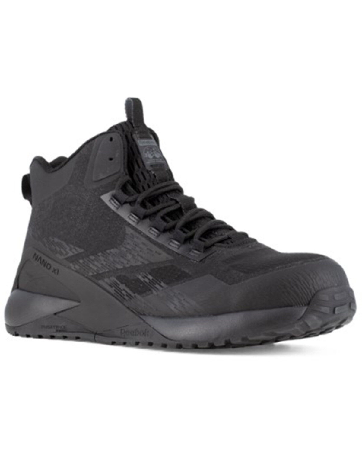 Image #1 - Reebok Women's Nano X1 Adventure Athletic Work Shoes - Composite Toe, Black, hi-res